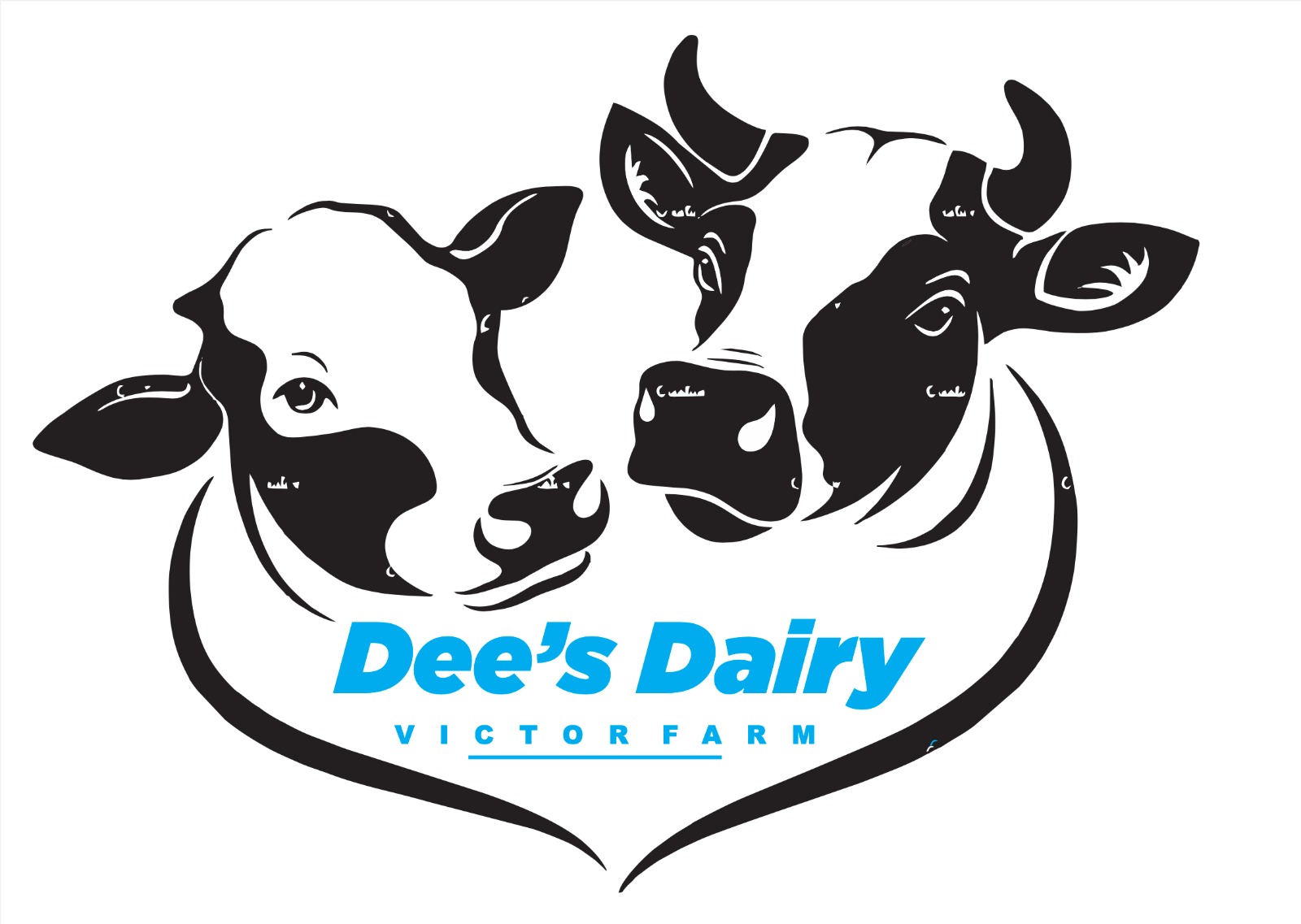 Dee's Dairy, Victor Farm logo